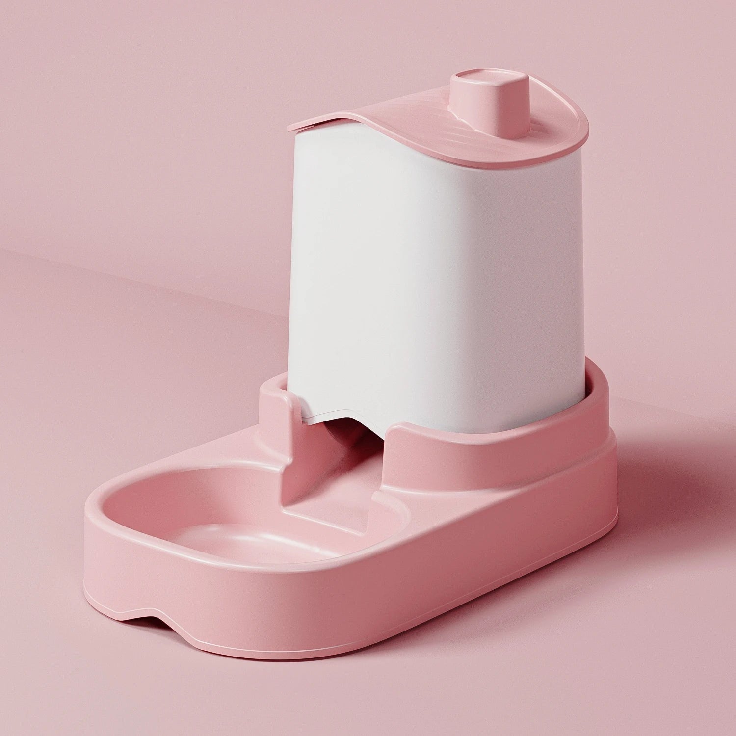 Water Fountain & Feeder Combo Circulating Flowing Water Pet Drinking Dispenser Multifunctional Pet Daily Supplies