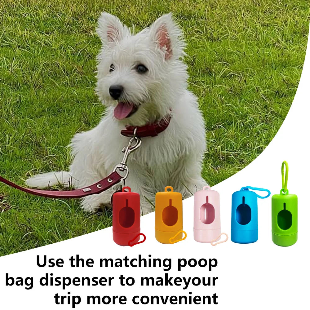 Photodegradable Dog Poop Bags Extra-Thick, Leak-Proof, Scented Pet Waste Bags Portable  Pet Poop Pickup Bags with  Dispenser