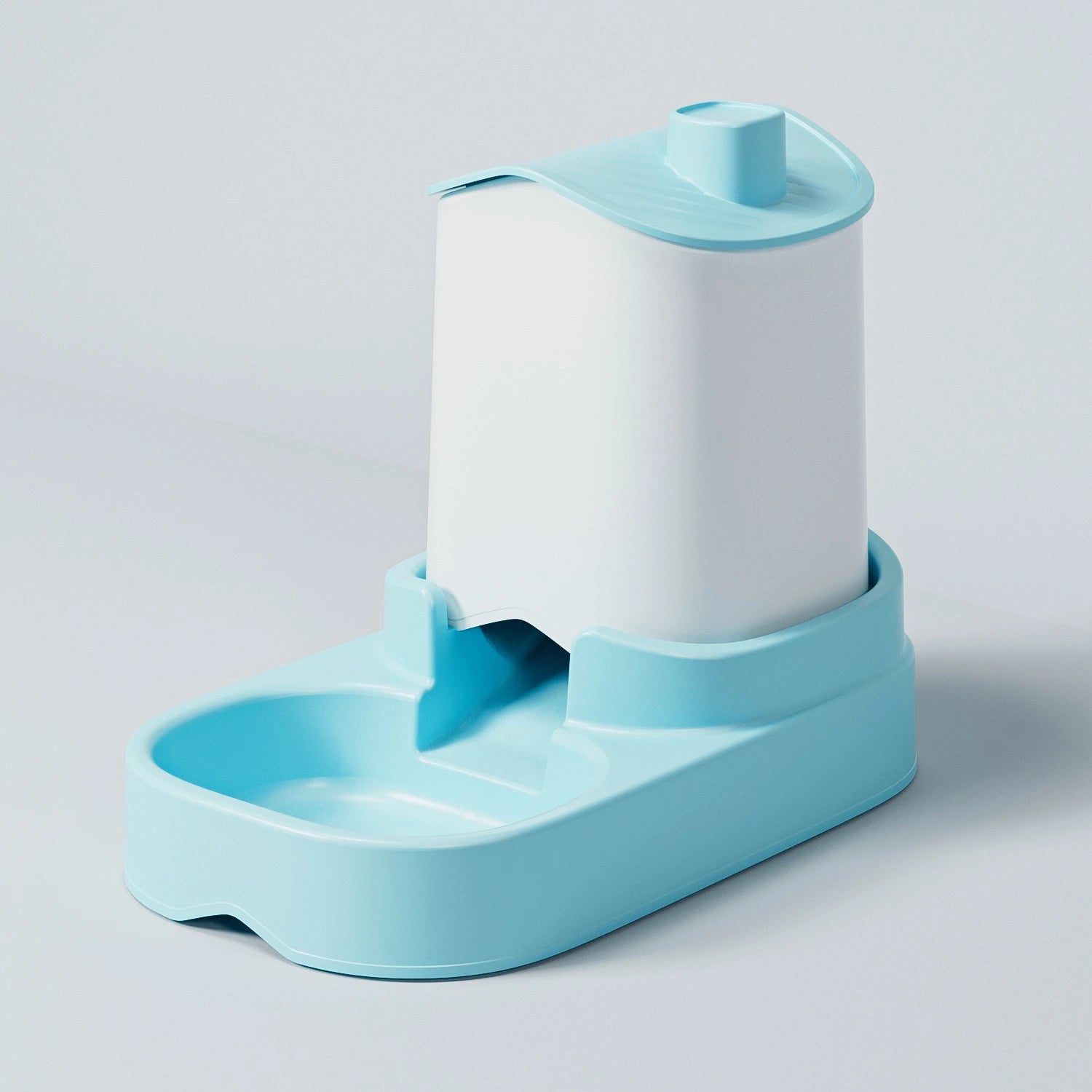 Water Fountain & Feeder Combo Circulating Flowing Water Pet Drinking Dispenser Multifunctional Pet Daily Supplies