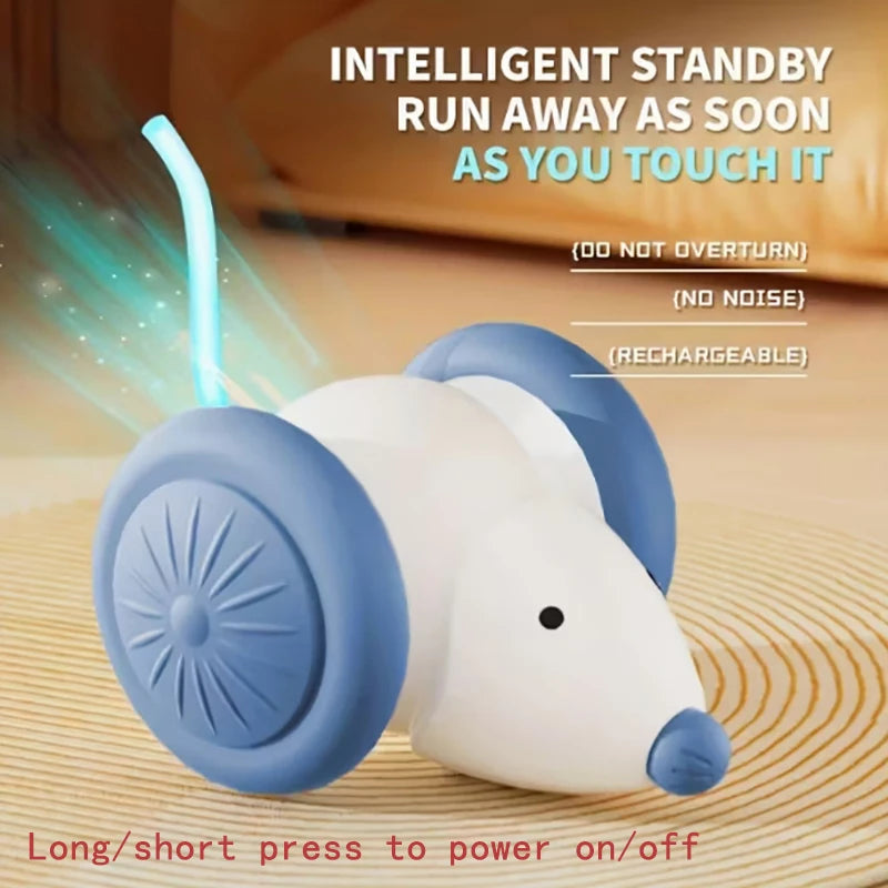 Smart Cat Toys Ball Automatic Interactive Pets Electric Rolling Teaser USB Rechargeable Kitty Moving Bouncing Ball Birthday Gift