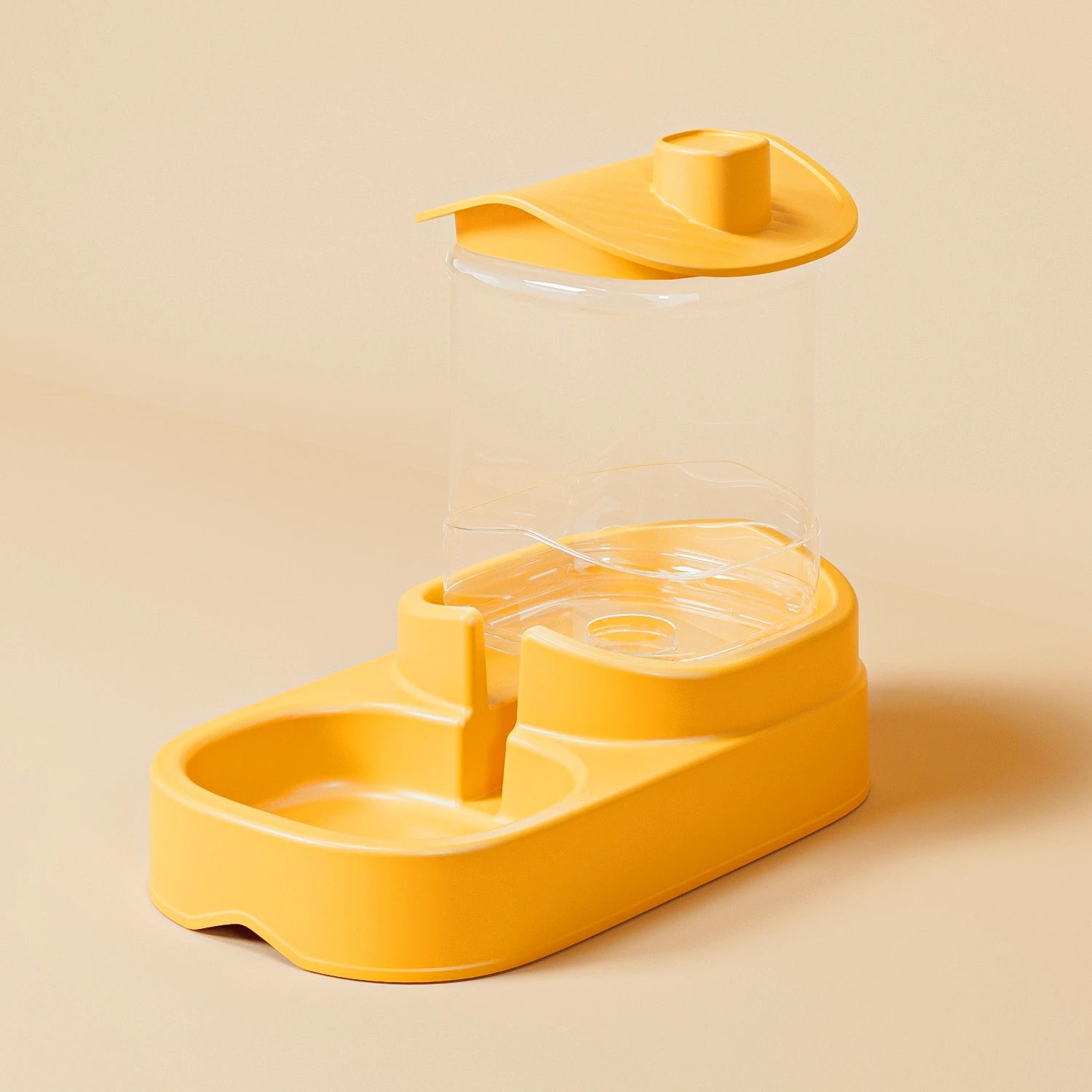 Water Fountain & Feeder Combo Circulating Flowing Water Pet Drinking Dispenser Multifunctional Pet Daily Supplies